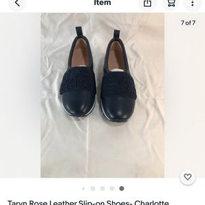 Taryn Rose navy leather shoes. Sz 5